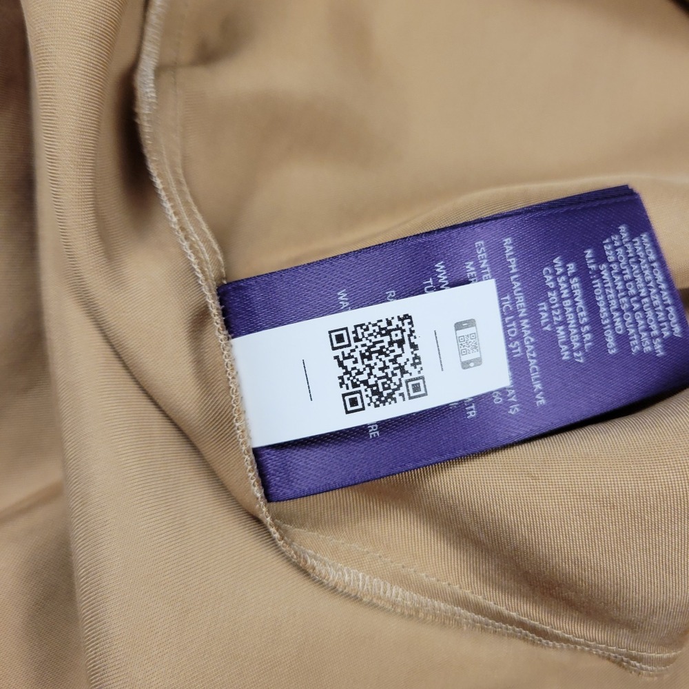 Ralph Lauren Purple Label Ellwood Cascade Ruffle Washed Satin Skirt Size 4 $2290 - Picture 2 of 11